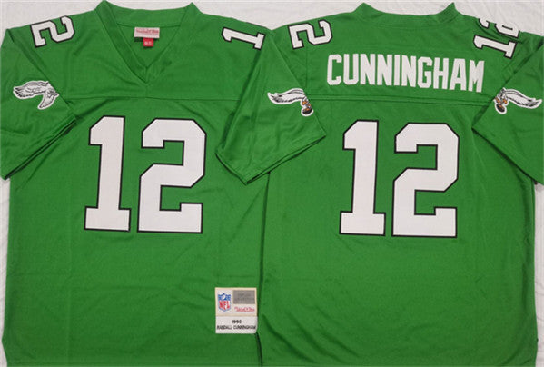 Randall Cunningham Philadelphia Eagles green Throwback jersey