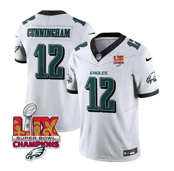 Randall Cunningham Philadelphia Eagles white jersey