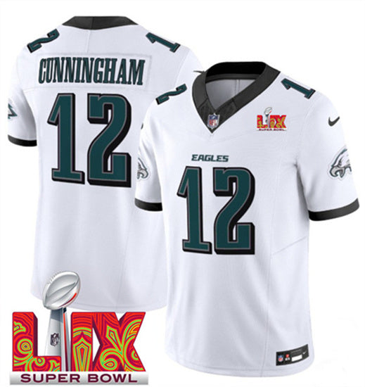 Randall Cunningham Philadelphia Eagles white jersey