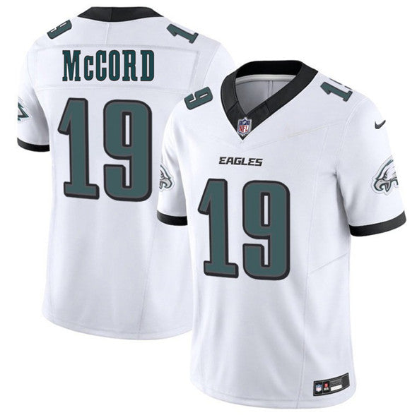 Kyle McCord Philadelphia Eagles white jersey