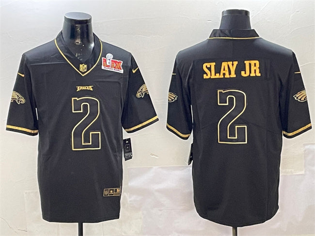 Darius Slay Jr Philadelphia Eagles black-gold Salute To Service jersey