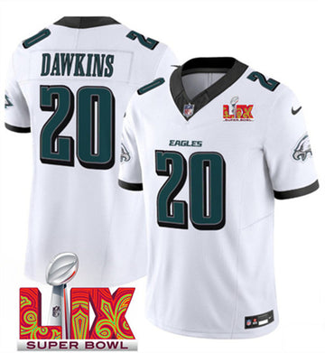 Brian Dawkins Philadelphia Eagles white jersey