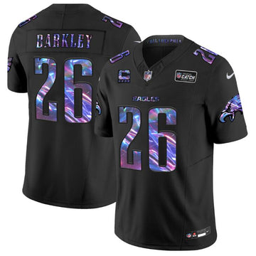 Saquon Barkley Philadelphia Eagles camo Salute To Service jersey