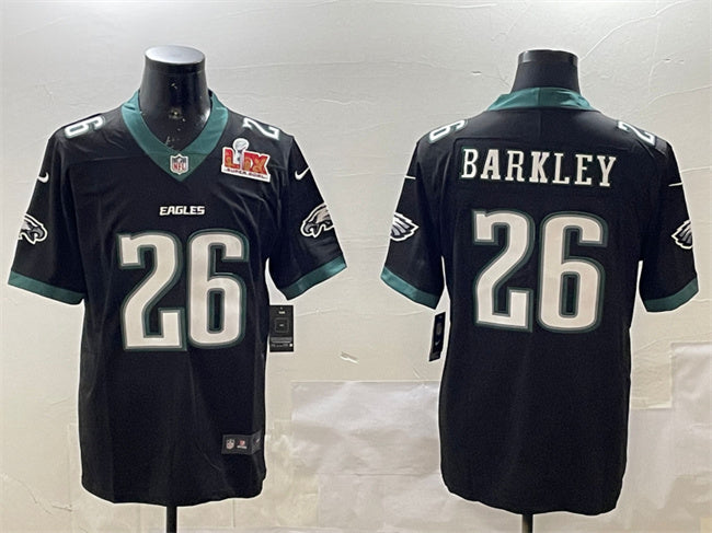Saquon Barkley Philadelphia Eagles black jersey