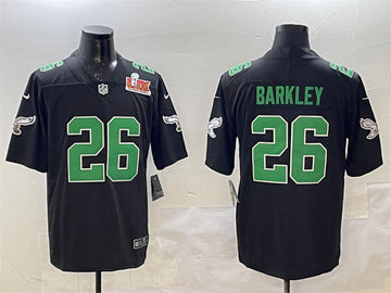 Saquon Barkley Philadelphia Eagles black Throwback jersey
