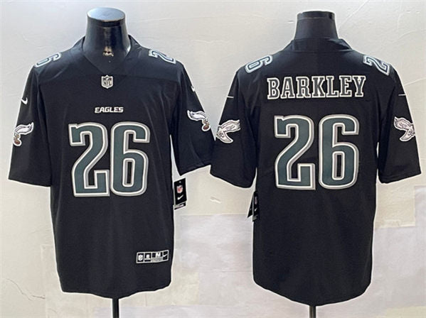 Saquon Barkley Philadelphia Eagles black Fashion jersey