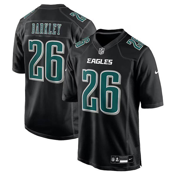Saquon Barkley Philadelphia Eagles black Game jersey