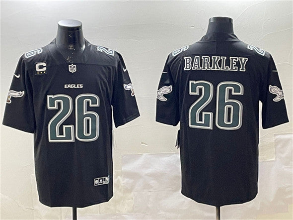 Saquon Barkley Philadelphia Eagles black Fashion jersey