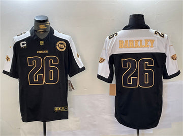 Saquon Barkley Philadelphia Eagles black jersey