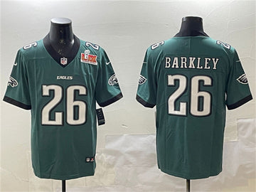 Saquon Barkley Philadelphia Eagles green jersey