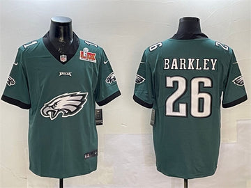 Saquon Barkley Philadelphia Eagles green jersey