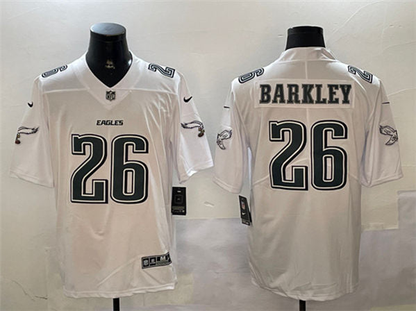 Saquon Barkley Philadelphia Eagles white Fashion jersey