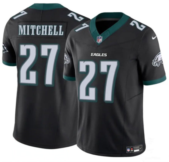 Quinyon Mitchell Philadelphia Eagles black jersey