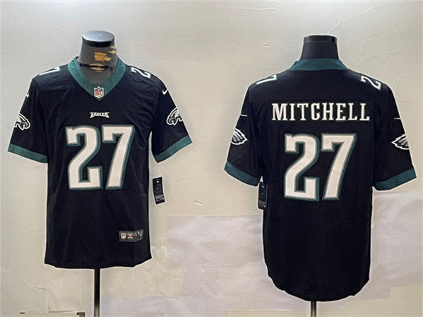Quinyon Mitchell Philadelphia Eagles black jersey