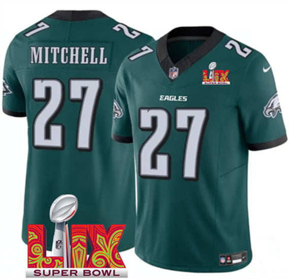 Quinyon Mitchell Philadelphia Eagles green jersey