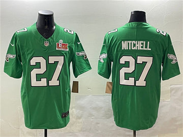Quinyon Mitchell Philadelphia Eagles green Throwback jersey