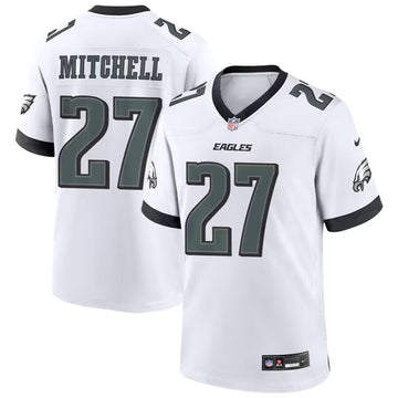 Quinyon Mitchell Philadelphia Eagles white Game jersey
