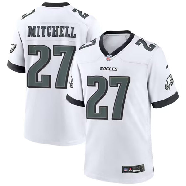 Quinyon Mitchell Philadelphia Eagles white Game jersey