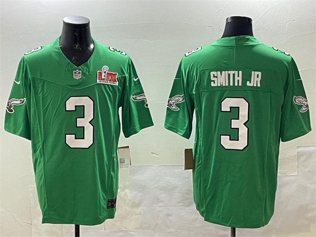 Nolan Smith Jr Philadelphia Eagles green Throwback jersey