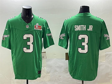 Nolan Smith Jr Philadelphia Eagles green Throwback jersey
