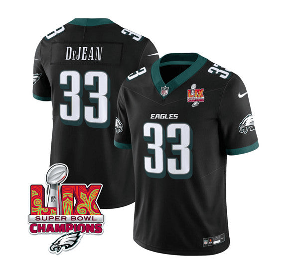 Cooper DeJean Philadelphia Eagles black jersey