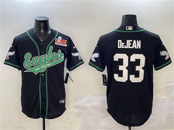 Cooper DeJean Philadelphia Eagles black jersey