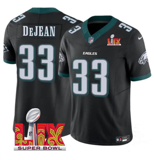 Cooper DeJean Philadelphia Eagles black jersey