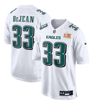 Cooper DeJean Philadelphia Eagles white Game jersey