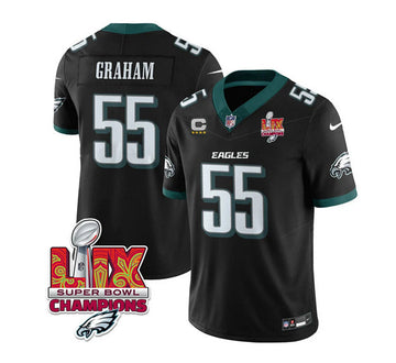 Brandon Graham Philadelphia Eagles black jersey