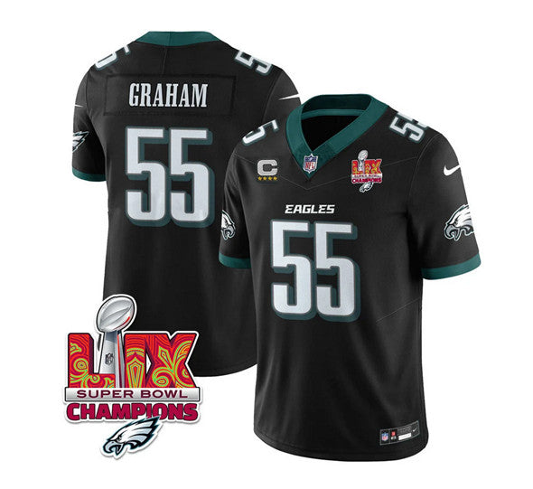 Brandon Graham Philadelphia Eagles black jersey