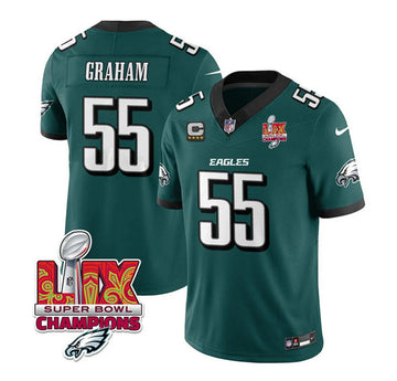 Brandon Graham Philadelphia Eagles green jersey