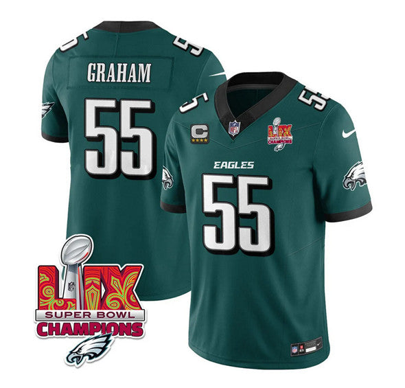 Brandon Graham Philadelphia Eagles green jersey