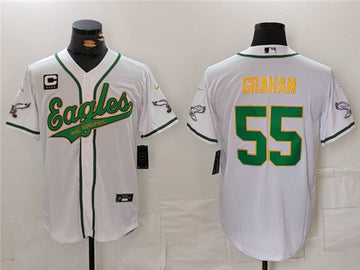 Brandon Graham Philadelphia Eagles white-gold jersey