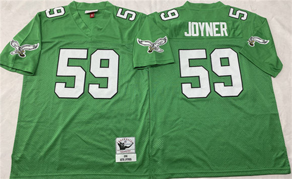Seth Joyner Philadelphia Eagles green Throwback jersey