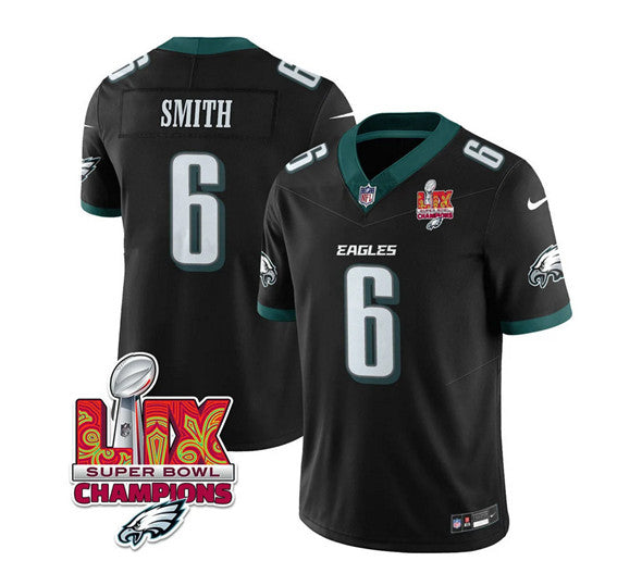 DeVonta Smith Philadelphia Eagles black jersey