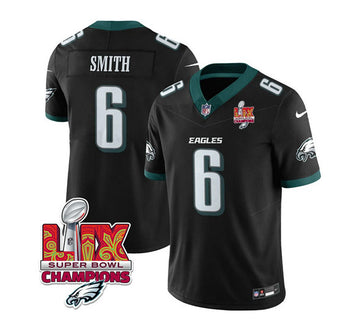 DeVonta Smith Philadelphia Eagles black jersey