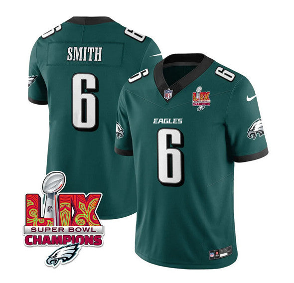 DeVonta Smith Philadelphia Eagles green jersey