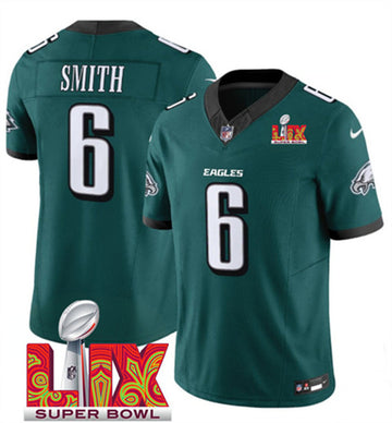 DeVonta Smith Philadelphia Eagles green jersey