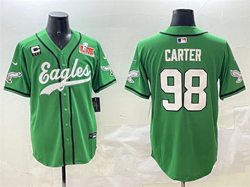 Jalen Carter Philadelphia Eagles green jersey