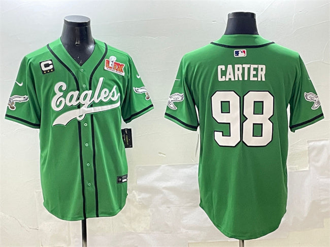 Jalen Carter Philadelphia Eagles green jersey
