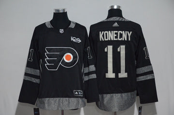 Travis Konecny Philadelphia Flyers black jersey