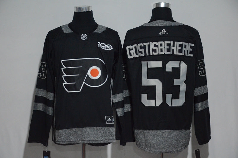 Shayne Gostisbehere Philadelphia Flyers black jersey