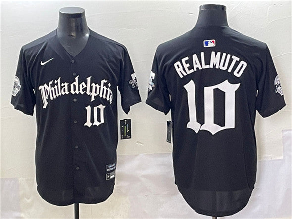 JT Realmuto Philadelphia Phillies black jersey