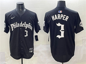 Bryce Harper Philadelphia Phillies black jersey