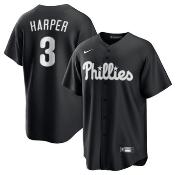 Bryce Harper Philadelphia Phillies black Lights Out jersey