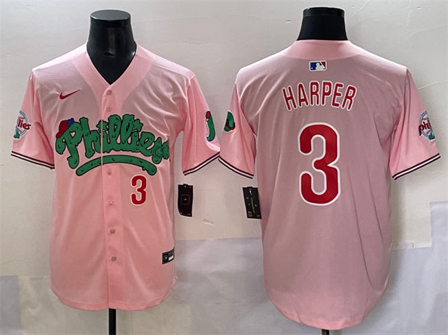 Bryce Harper Philadelphia Phillies pink jersey