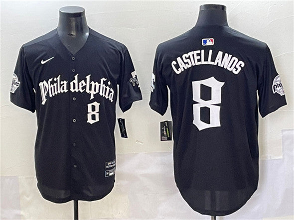 Nick Castellanos Philadelphia Phillies black jersey