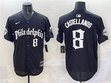 Nick Castellanos Philadelphia Phillies black jersey