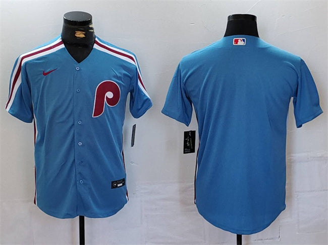 Custom Philadelphia Phillies blue jersey