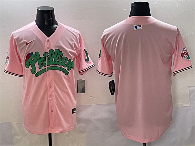 Custom Philadelphia Phillies pink jersey